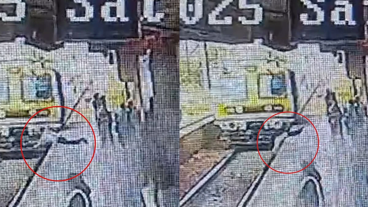 “ரயில் மோதி உயிரிழந்த வாலிபர்”.. விபத்து நடந்தது எப்படி…? போலீசாருக்குள்ளேயே கருத்து வேறுபாடு… சிசிடிவி வெளியாகி பரபரப்பு..!!