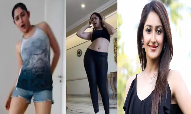 அம்மாடி ஆட்டம் தெறிக்குதே..! டைட்டான உடையில் குத்தாட்டம் போடும் நடிகை சாயிஷா… வீடியோவுக்கு குவியும் லைக்குகள்..!!