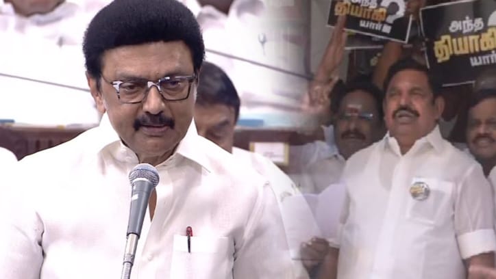 “காலில் விழுந்த இபிஎஸ்”… நொந்து போய் நூடுல்ஸ் ஆன அதிமுக தொண்டர்கள்.. இவங்கதான் அந்த தியாகிகள்… சட்டசபையில் முதல்வர் ஸ்டாலின் பதிலடி..!!