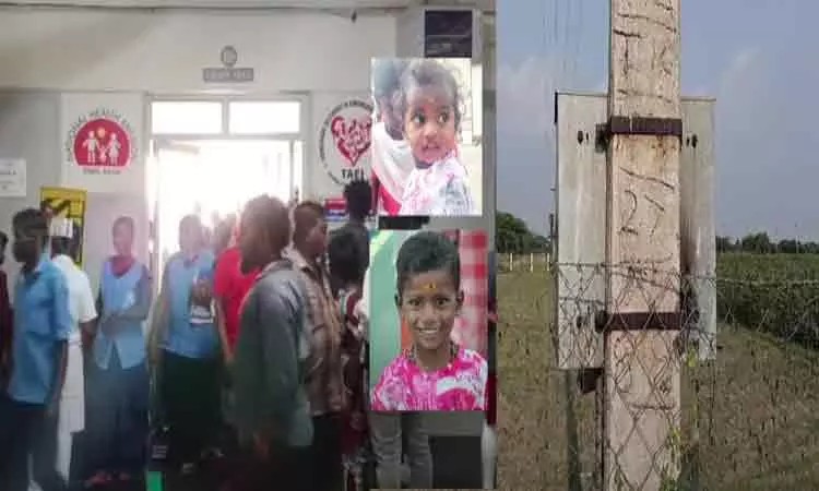 “விவசாய நிலத்திற்கு தாத்தா-பாட்டியோடு சென்ற பேர குழந்தைகள்”… வேலி அருகே இருந்த மின்கம்பம்… 3 பேர் துடிதுடித்து பலி… நாமக்கல்லில் அதிர்ச்சி..!!!