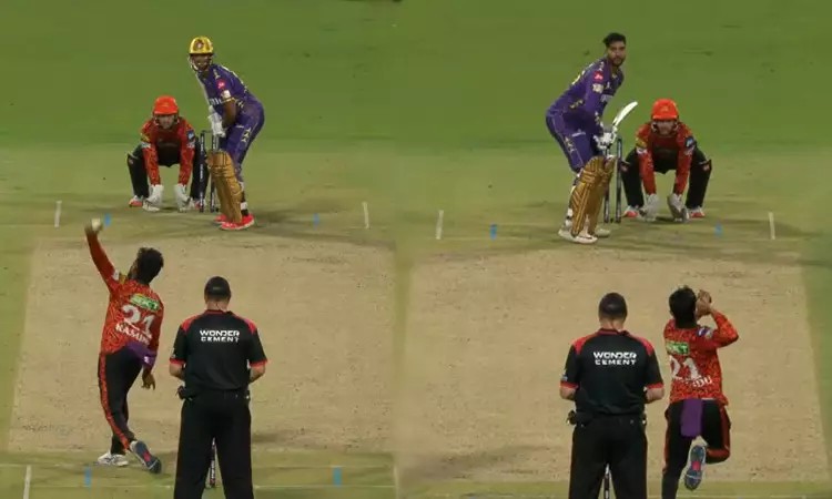 “Right Left”… “Left Right  “… ரொம்ப கன்ப்யூஸ் பண்றாரே… ஒரே ஓவரில் 2 கைகளாலும் பந்து வீசி அசத்திய SRH வீரர்… ரசிகர்களை வியப்பில் ஆழ்த்திய வீடியோ…!!!