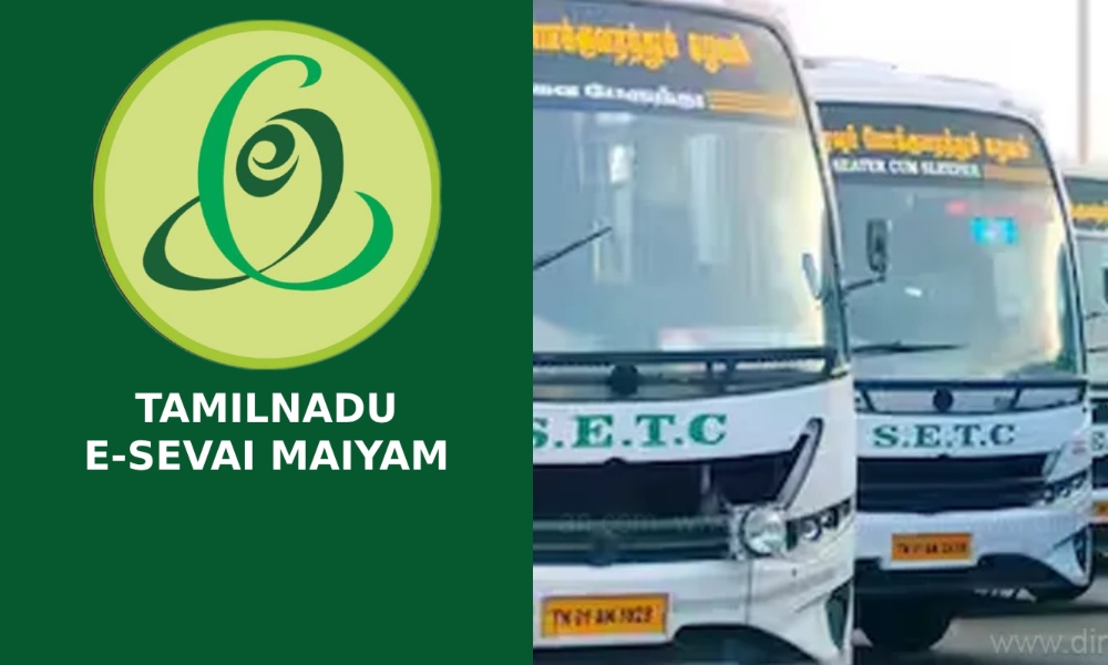 கிராமப்புற மக்களுக்கு சூப்பர் குட் நியூஸ்..! இனி இ-சேவை மையங்களிலும்… தமிழக போக்குவரத்துத்துறை மாஸ் அறிவிப்பு..!!