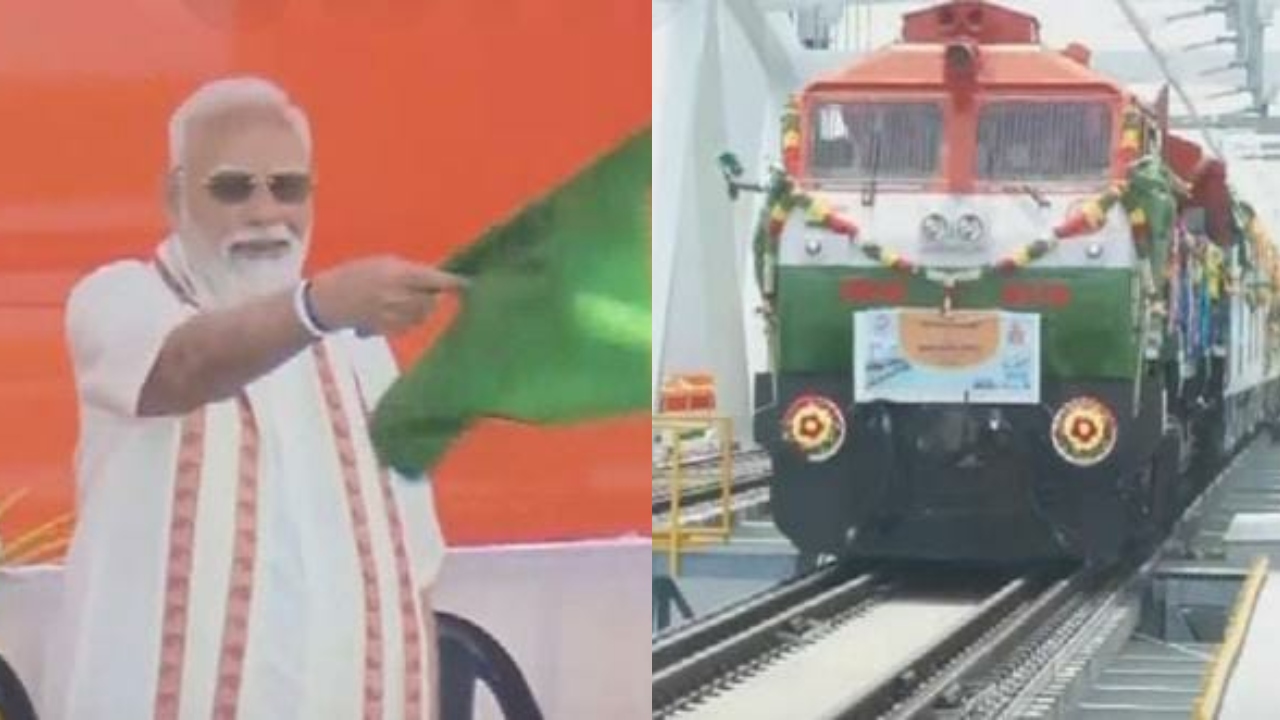 Breaking: கோடி அசைத்து பாம்பன் பாலத்தை திறந்து வைத்த பிரதமர் மோடி….!!