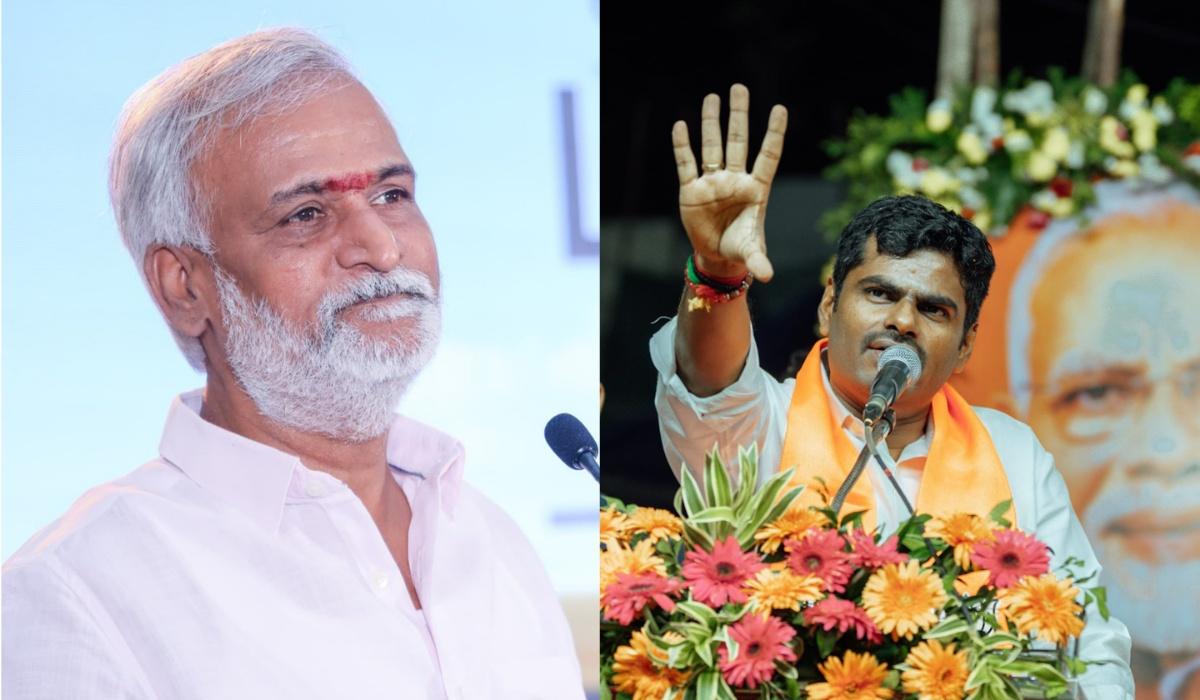 “மருதமலையில் நடந்தது கும்பாபிஷேகமா”…? அமைச்சர் சேகர்பாபுவுக்கு நிச்சயம் முருகன் தண்டனை கொடுப்பார்… அண்ணாமலை பரபரப்பு பேட்டி..!!!
