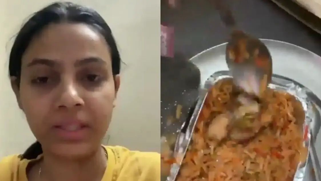 நான் ஆர்டர் செஞ்சது வெஜ் பிரியாணி… ஆனா வந்ததோ?… கொந்தளித்த பெண்… வைரலாகும் வீடியோ…!!