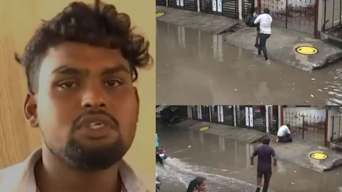 நீங்க தான் ரியல் ஹீரோ…! மின்சாரம் பாய்ந்து உயிருக்கு போராடிய சிறுவனை காப்பாற்றிய வாலிபர்…. பதைப்பதைக்கும் வீடியோ…!!