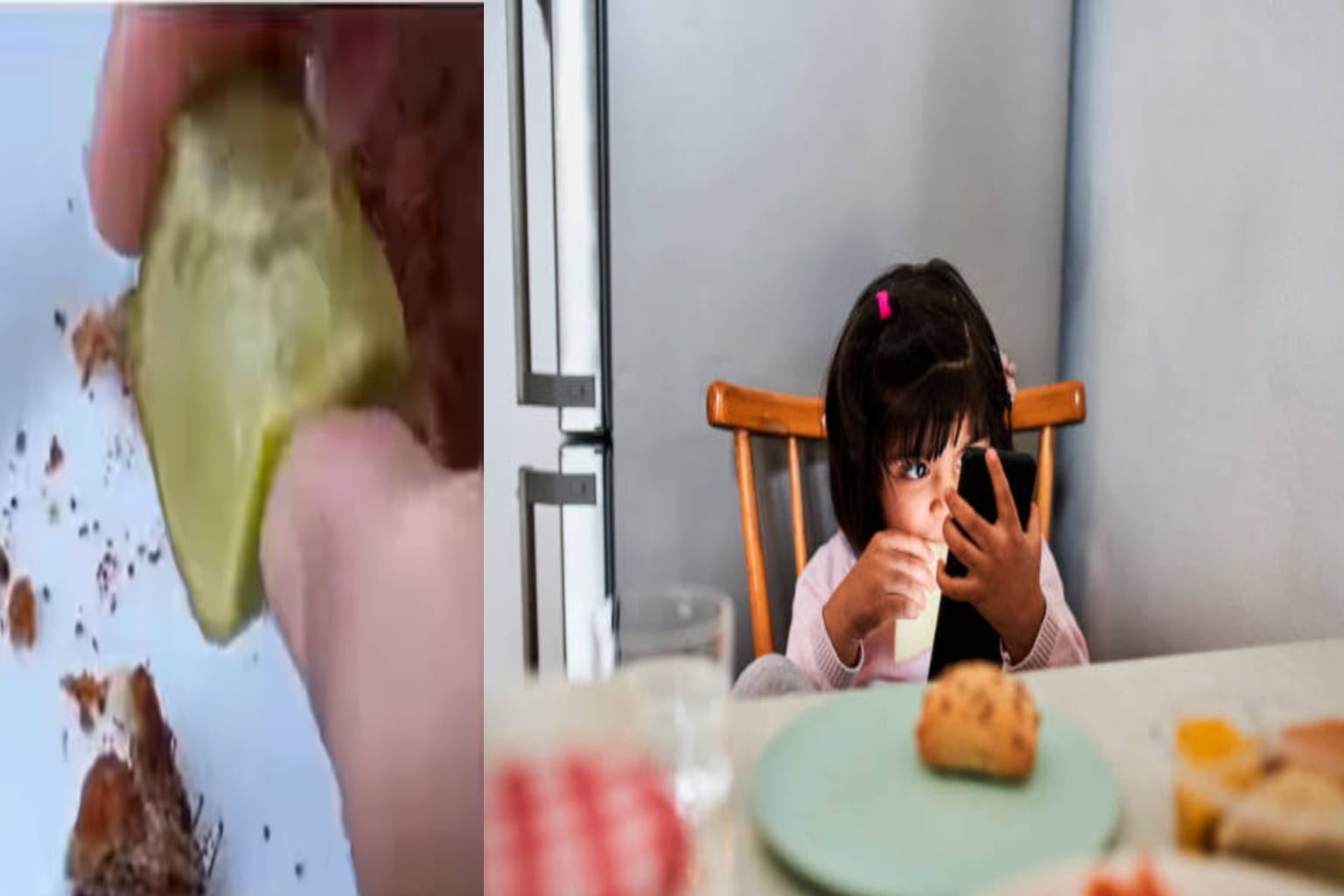“சாப்பிடும் போது மொபைல் போன்” அம்மா இடது கண் துடிக்குது…. இணையத்தில் வைரலாகும் வீடியோ…!!