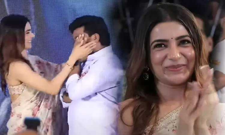 ‘ சுபம் ‘ படத்தின் வெற்றி விழா… மேடையில் கண்கலங்கிய உதவியாளர்… நடிகை சமந்தா செய்த செயல்…!!!