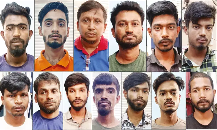 கோயம்புத்தூரில் சட்ட விரோதமாக வேலை பார்த்த வெளி மாநிலத்தவர்கள்… 13 பேர் அதிரடி கைது..!!