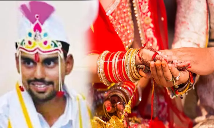“தாலிக்கட்டிய அடுத்த நொடியே சுருண்டு விழுந்து உயிரிழந்த மணமகன்”… கதறி துடித்த மணமகள்… கண்களை குளமாக்கும் சம்பவம்… இப்படியா நடக்கணும்..!!!