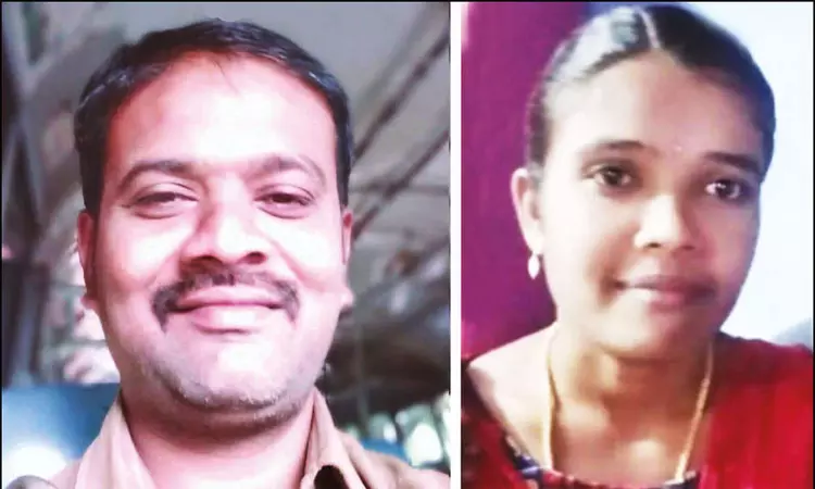 “கள்ள காதலுக்கு இடையூறு”…. தாலி கட்டிய கணவனையே…  விபத்தில் பலியான அரசு பேருந்து நடத்துனர்… கள்ளக்காதலனுடன் சேர்ந்து மனைவி செஞ்ச சதி அம்பலம்…!!
