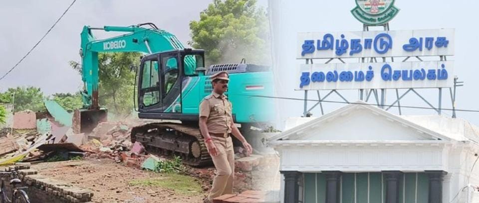 Breaking: ஆக்கிரமிப்பு வீடுகள் அகற்றப்பட்டு… இலவச வீடுகள் வழங்கப்படும்…. தமிழக அரசு..!!
