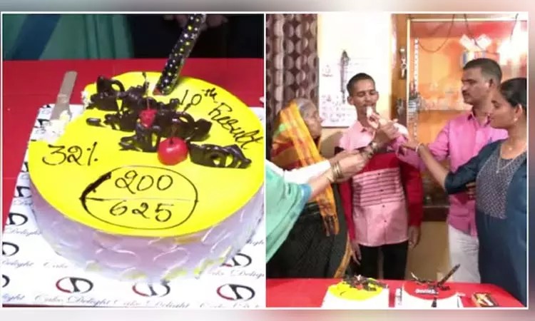 ” 10-ம் வகுப்பு பொதுத்தேர்வில் அனைத்து பாடங்களிலும் Fail ஆன மகன்”… கேக் வெட்டி கொண்டாடிய பெற்றோர்… நெகிழ வைக்கும் காரணம்.!!