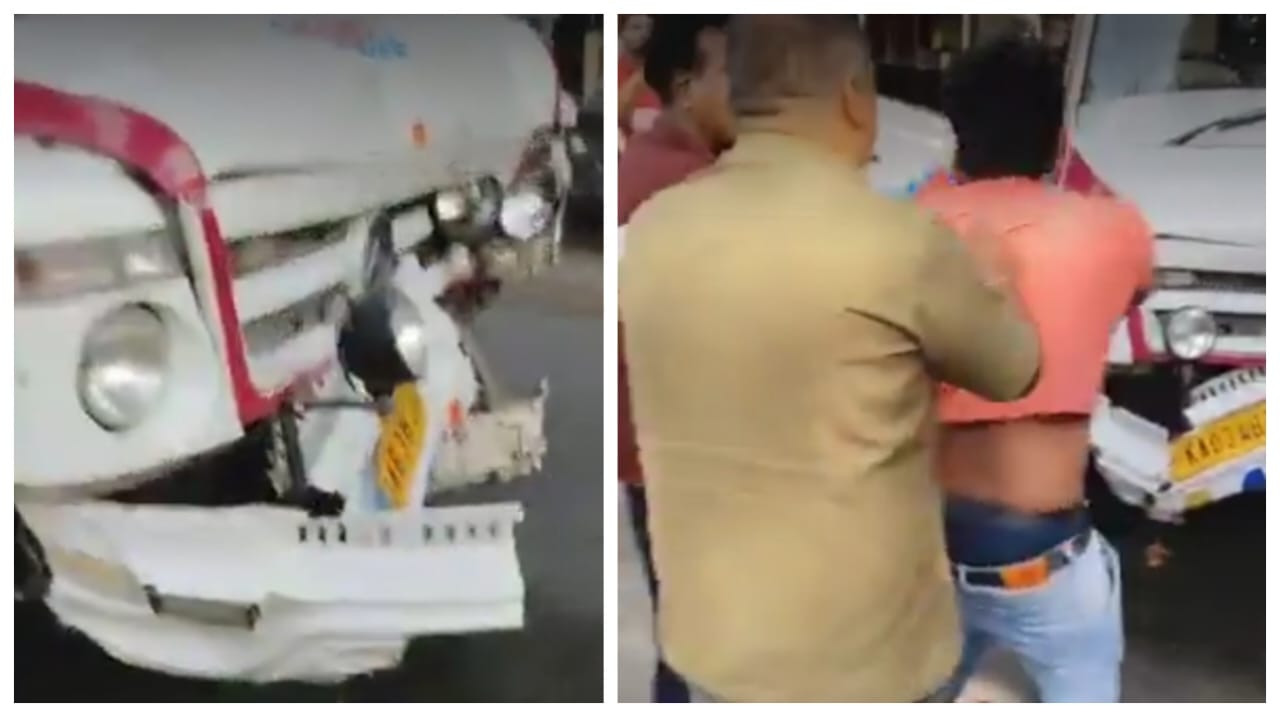 நெஞ்சே பதறுதே…!! அதிவேகமாக வந்த “ஆம்புலன்ஸ்”… அடுத்தடுத்து 7 பேர் மீது மோதி பயங்கர விபத்து… துடிதுடித்து பலி… பகீர் வீடியோ…!!!