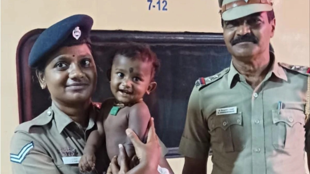 “அந்த சிரிப்பை பாருங்க…” குழந்தையை கொடுத்துவிட்டு மாயமான பயணி…. நடந்தது என்ன…?  போலீஸ் விசாரணை…!!