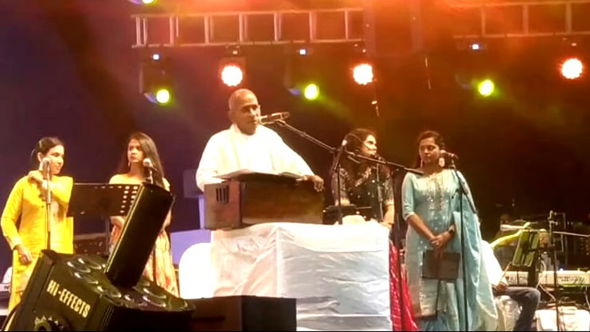 “இளையராஜாவின் இசை நிகழ்ச்சி”… கோபத்தில் டிக்கெட்டை கிழித்தெரிந்த ரசிகர்கள்…. காரணம் இதுதான்..!!