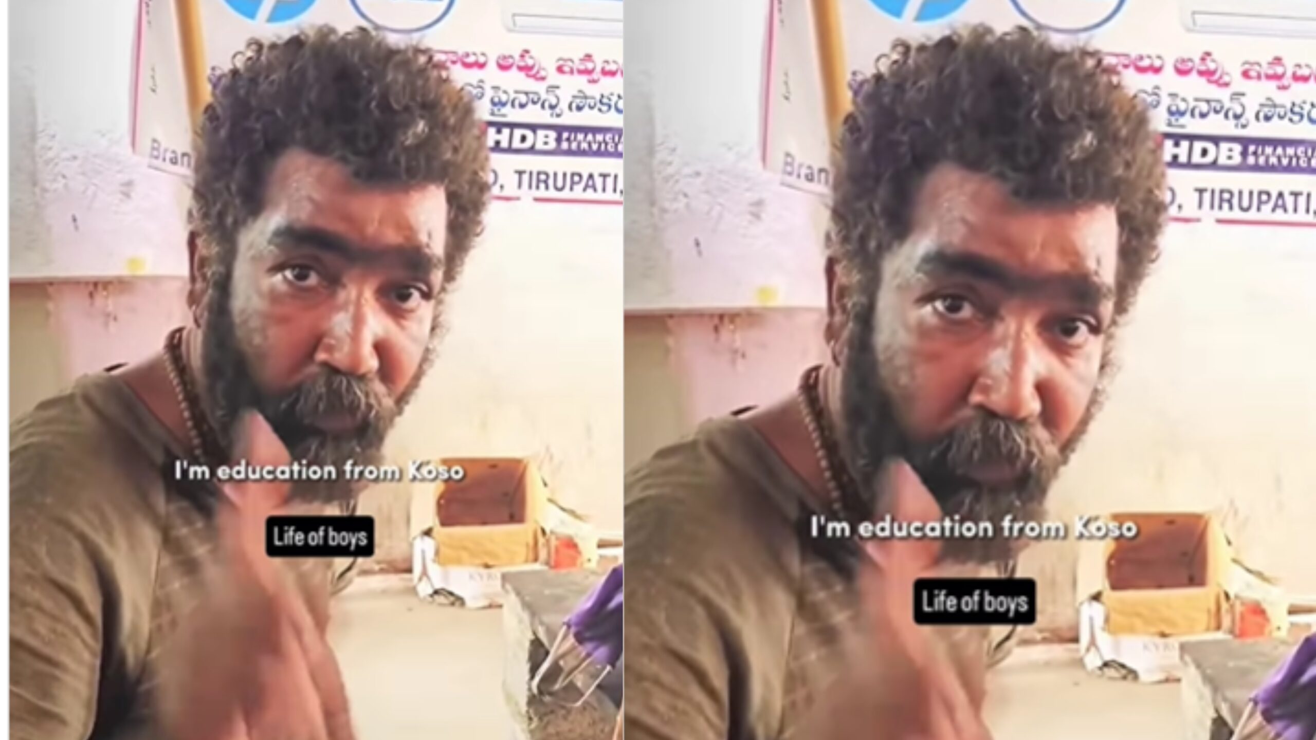 “அப்போ மாசம் ரூ1,00,000 ” 1 வேளை சோற்றுக்கு வழி இல்லஇப்போ…. கதறி அழுத நபர்… இணையத்தில் வைரலாகும் வீடியோ…!!
