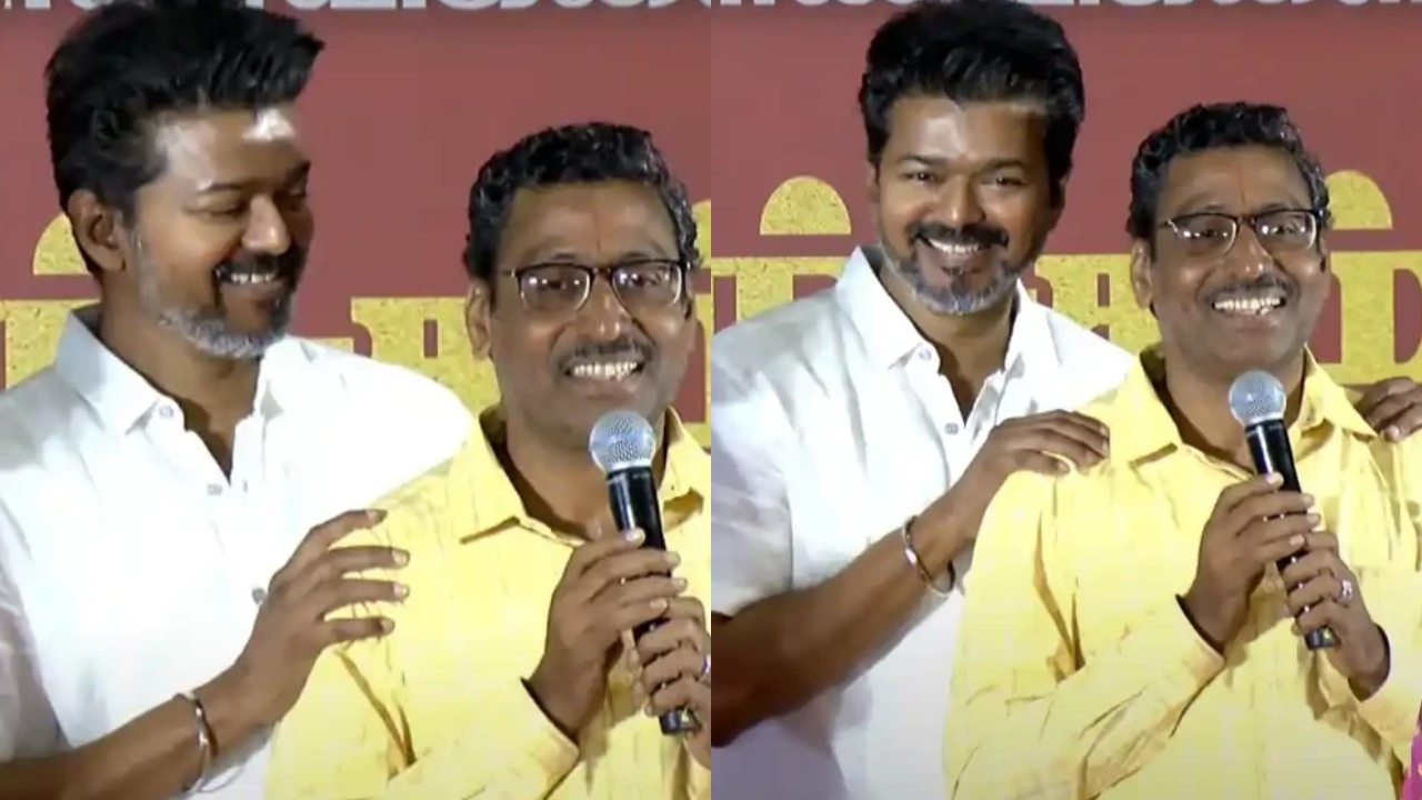 “அந்த சிரிப்பை பாருங்க…” மாணவரின் தந்தை சொன்ன வார்த்தை… ஷாக்காகி தவெக தலைவர் விஜய் கொடுத்த ரியாக்ஷன்…. வைரலாகும் வீடியோ….!!