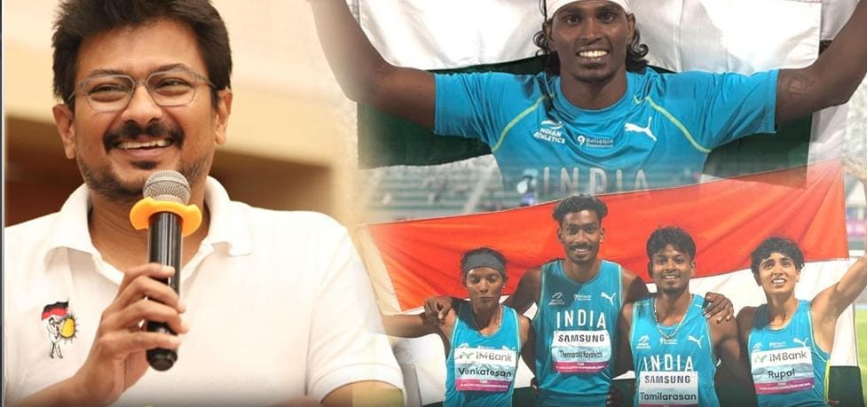 தடகள சாம்பியன்ஷிப் தொடர்… பதக்கம் வென்ற தமிழக வீரர்கள்… துணை முதலமைச்சர் வாழ்த்து..!!