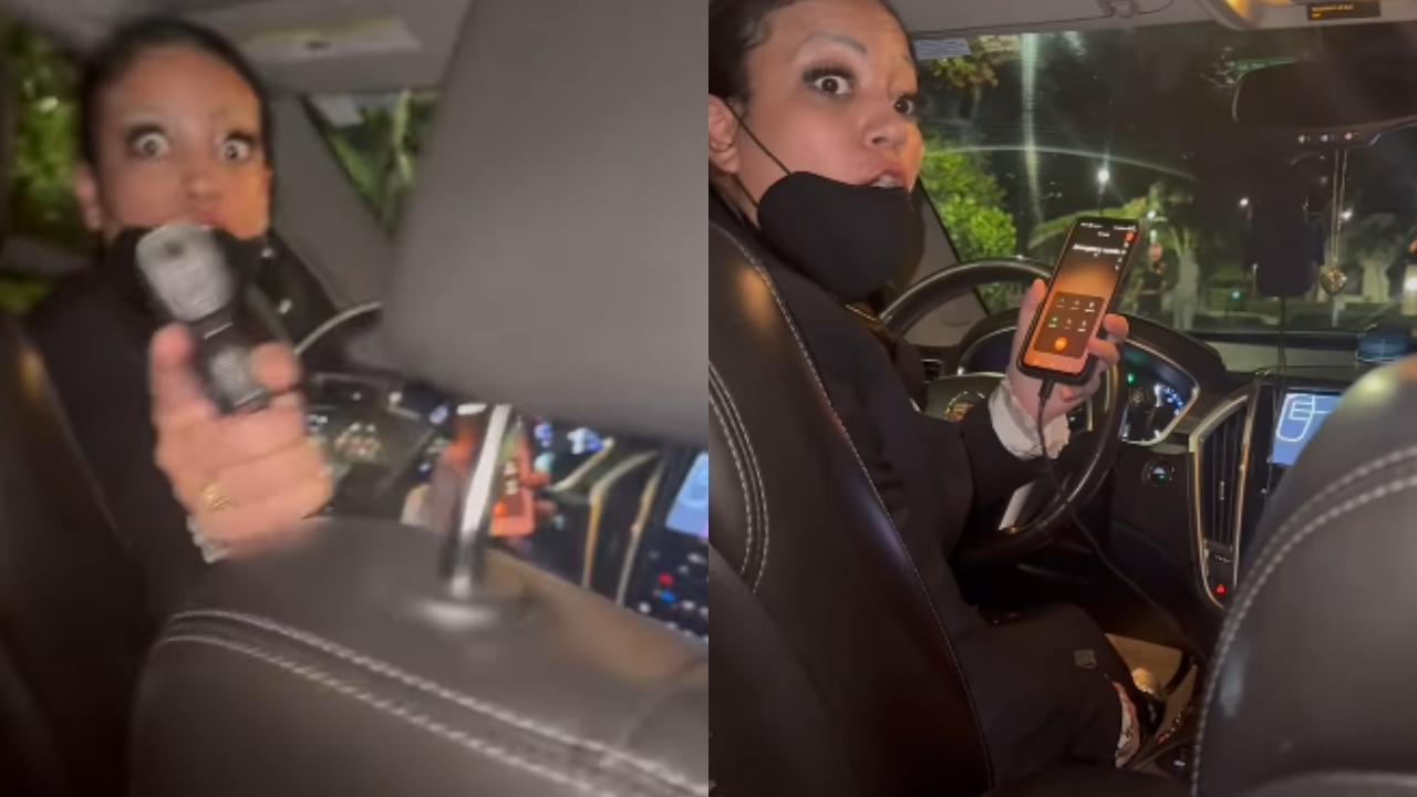 “தோழியுடன் காரில் சென்ற பாடகி….” Uber ஓட்டுனர் துப்பாக்கியை காட்டி…. மிரண்டு போன பயணிகள்…. வைரலாகும் அதிர்ச்சி வீடியோ….!!