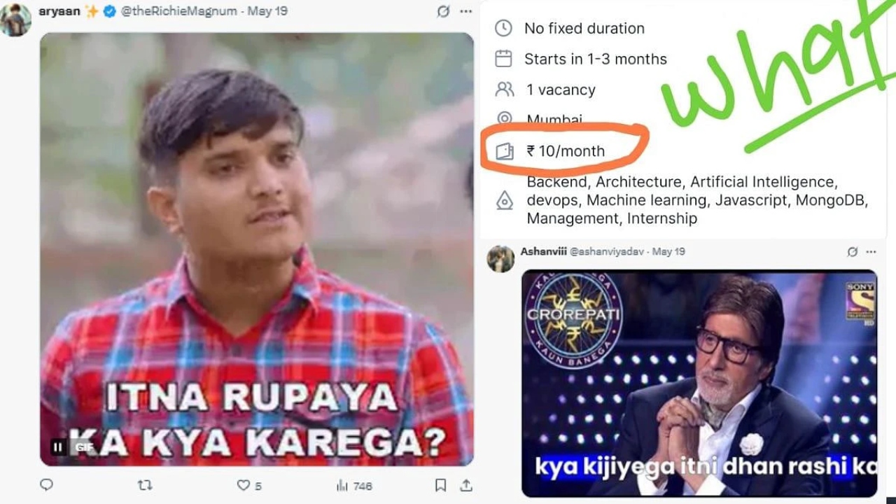 ஓடி வாங்க… ஓடி வாங்க….! மாத சம்பளம் 10 ரூபாய் தான்…. ஒரு வேலைக்கு போட்டி போடும் 1900 நபர்கள்… கலாய்த்து தள்ளும் நெட்டிசன்கள்….!!