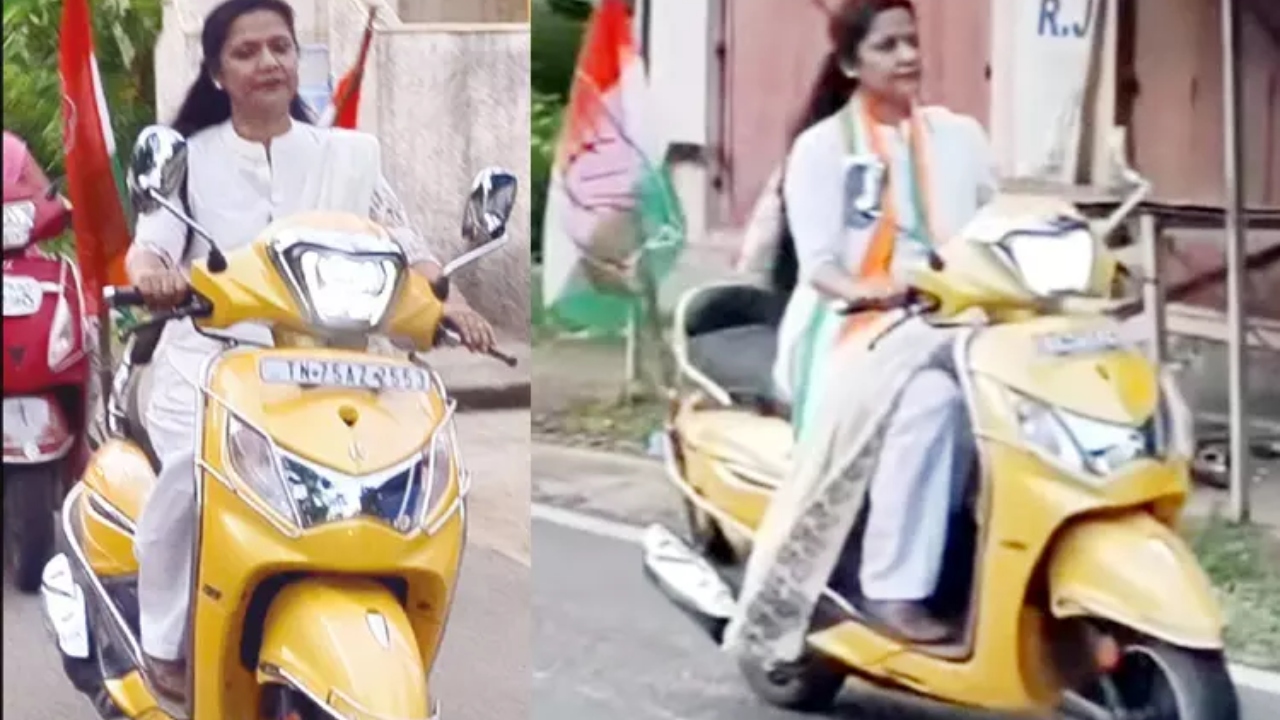 ரூல்ஸ் எல்லாரும் ஃபாலோ பண்ணனும்…! ஹெல்மெட் அணியாமல் வந்த காங்கிரஸ் எம்.எல்.ஏ-க்கு அபராதம்…. பரபரப்பு சம்பவம்…!!