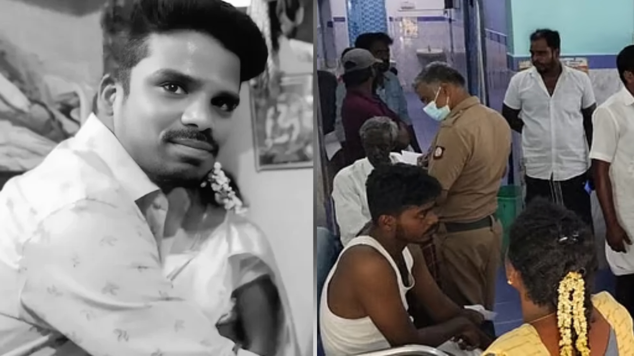 பெரும் சோகம்…! சித்திரை முழு நிலவு மாநாட்டில் பங்கேற்க சென்ற வேன் கவிழ்ந்து வாலிபர் பலி…. 5 பேர் படுகாயம்…. கோர விபத்து…!!