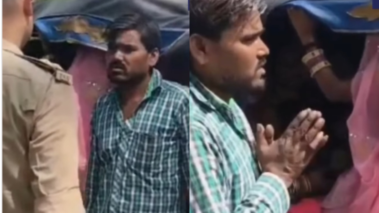 ஆட்டோவுக்கு வாய் இருந்தால் அழுதிடும் போல…! பின் தொடர்ந்து சென்று டிரைவரை லெப்ட் ரைட் வாங்கிய போலீஸ்…. வைரலாகும் வீடியோ…!!