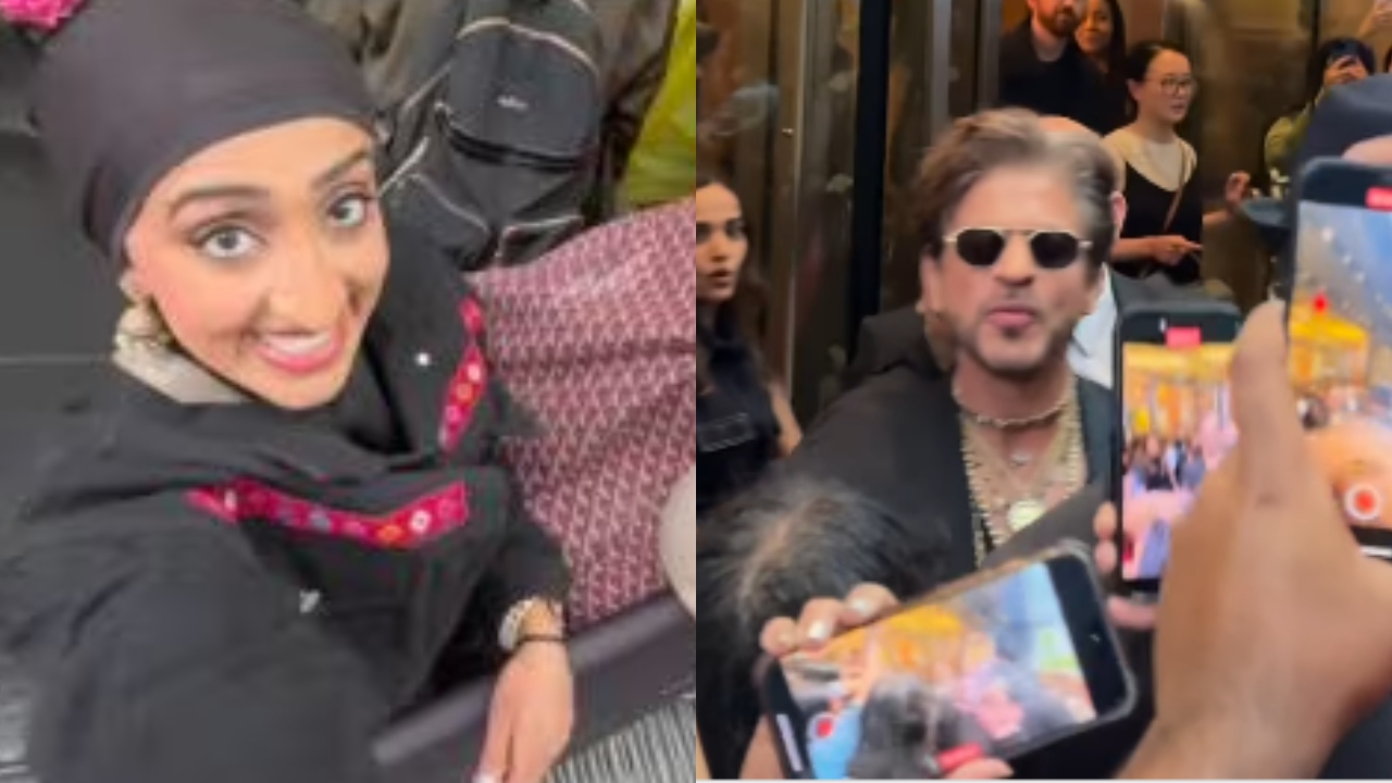 “சின்ன வயசு கனவு நனவானது…” ஷாருக்கான பார்த்து மகிழ்ச்சியில் துள்ளி குதித்த பாகிஸ்தானிய பெண்…. வைரலாகும் வீடியோ…!!