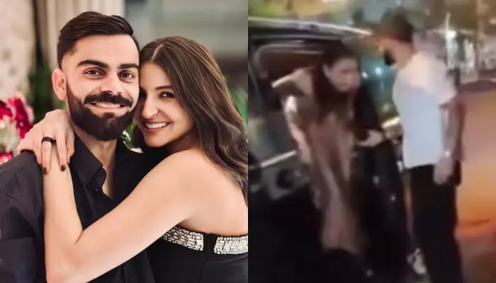 “விராட் கோலியின் கையை பிடிக்காமல்  கண்டுக்காமல் சென்ற அனுஷ்கா ஷர்மா”… இருவருக்கும் இடையே பிரச்சனையா…? வைரலாகும் வீடியோ.!!!