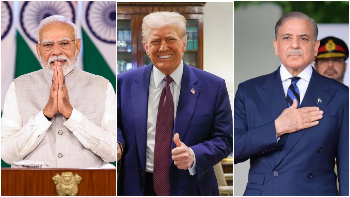 “வலிமை, ஞானம், மன உறுதியைப் பெற்ற சக்தி வாய்ந்த தலைவர்கள்”… பிரதமர் மோடியையும், ஷெபாஷ் ஷெரிப்பையும் ஒரே நேர்கோட்டில் வைத்து பாராட்டிய டிரம்ப்..!!!