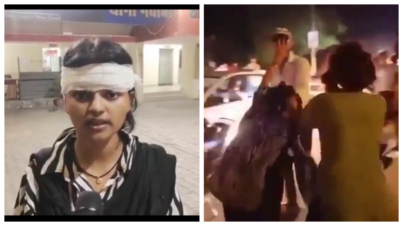 “வேறொரு பெண்ணுடன் ரொமான்ஸ்”… தட்டிக் கேட்ட மனைவியை நடுரோட்டில் கொடூரமாக தாக்கிய கள்ளக்காதலி, கணவன்… வைரலாகும் அதிர்ச்சி வீடியோ…!!!