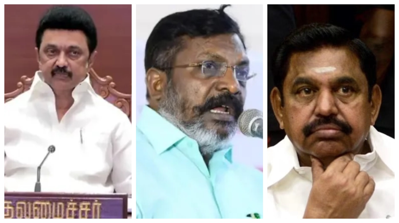 “திமுகவும், அதிமுகவும் போட்டி போட்டு இப்படி உரிமை கோருவது நியாயம் அல்ல”…  திருமா கடும் அதிருப்தி…!!!