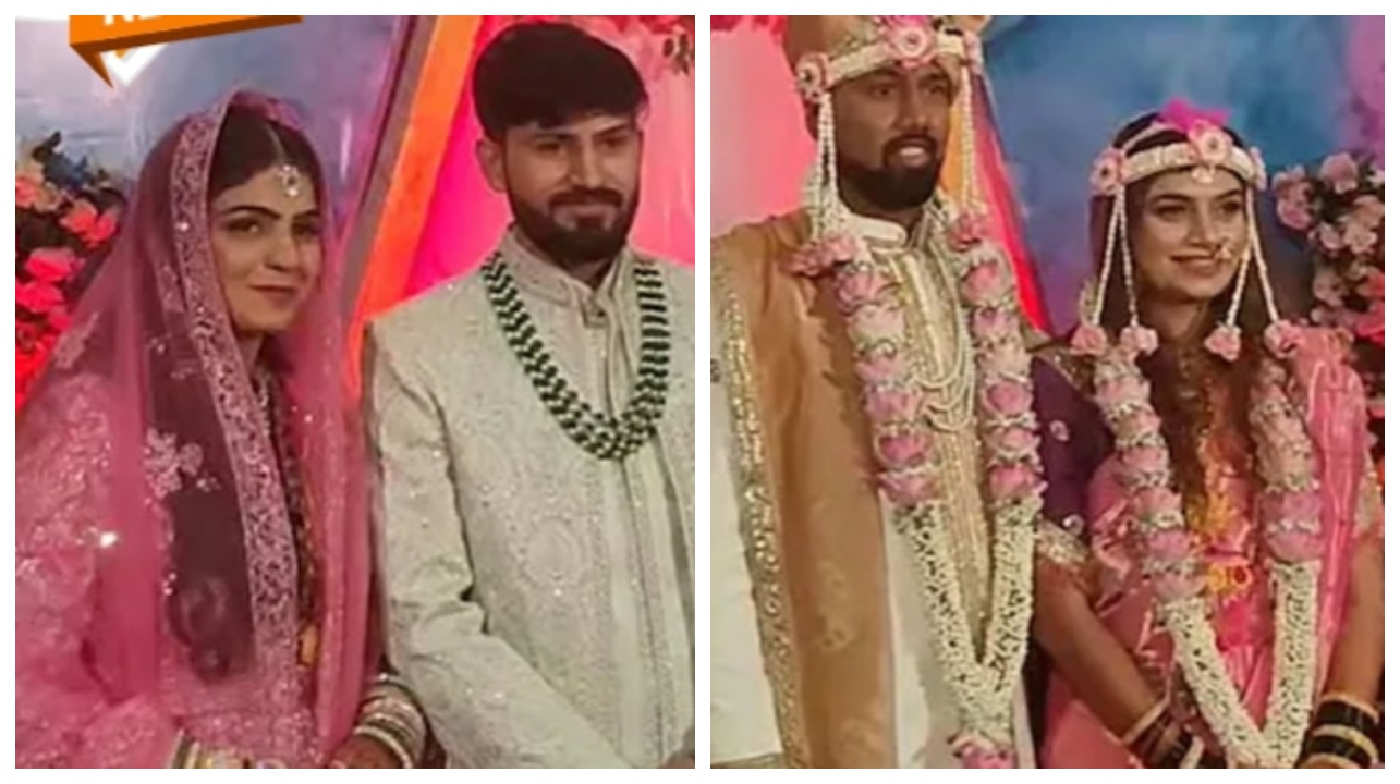 “அன்பு தான் வெல்லும் எந்த நாளுமே”… ஒரே மேடையில் நடந்த இந்து-முஸ்லீம் தம்பதியினரின் திருமண வரவேற்பு நிகழ்ச்சி… நெகிழ்ச்சி சம்பவம்…!!!