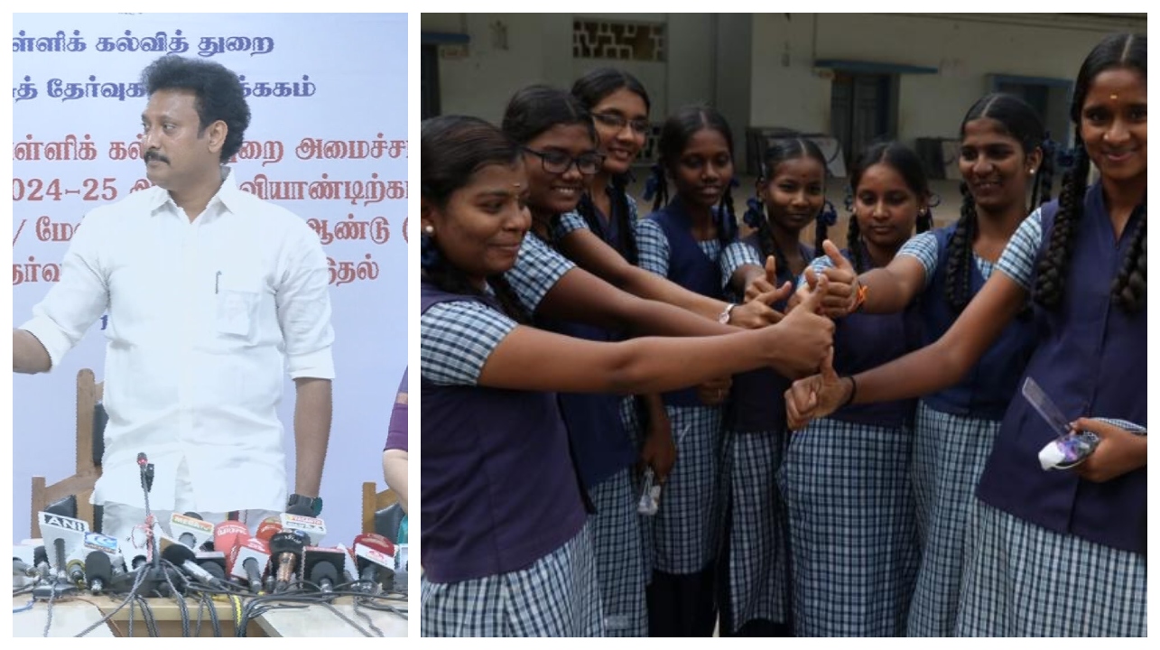 “10-ம் வகுப்பு ரிசல்ட் வெளியீடு”… அரசு பள்ளிகள் 100% தேர்ச்சி…  எந்த மாவட்டம் முதலிடம்..? 100/100 எத்தனை பேர் எடுத்துள்ளனர்… முழு விவரம் இதோ..!!!