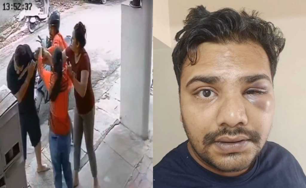 அட்ரஸை தவறாக கொடுத்த வாடிக்கையாளர்…  சரமாரியாக கஸ்டமரை தாக்கிய Zepto டெலிவரி நிர்வாகி…. வைரலாகும் அதிர்ச்சி வீடியோ…!!!
