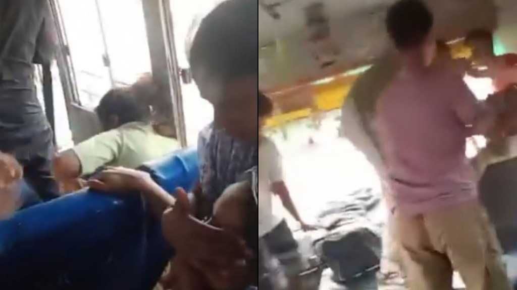 “ஓடும் பேருந்தில் தலித் சிறுமியின் முடியை பிடித்து இழுத்து”… பாலியல் சில்மிஷத்தில் ஈடுபட்டு கொடூர தாக்குதல்…. ஓட்டுநர், நடத்துனரை கூட விடல… அதிர்ச்சி வீடியோ..!!!