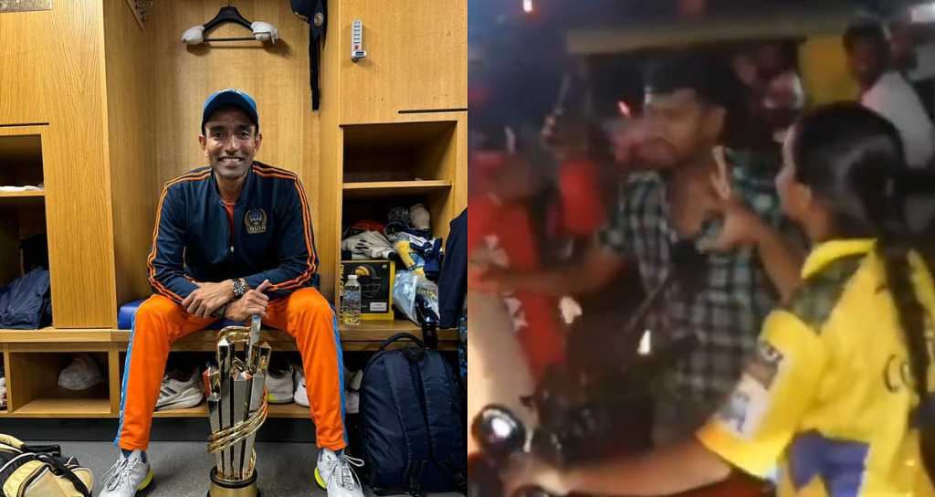 “ஜெயில் டி-ஷர்ட்”… CSK ரசிகர்களிடம் வம்பிழுத்த RCB ரசிகர்கள்… இப்படியா கேலி செய்வீங்க..? ராபின் உத்தப்பா வருத்தம்… வைரலாகும் வீடியோ..!!!