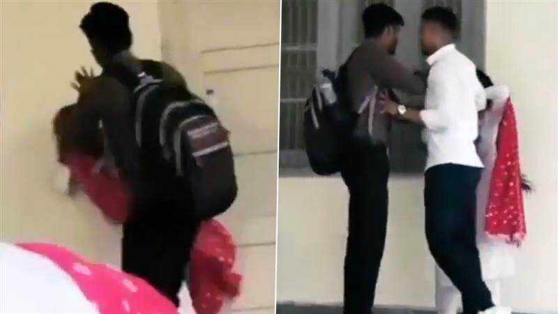 “10 வினாடிகளில் 9 முறை”… பட்டபகலில் கல்லூரியில் வைத்து.. காதலிக்காக மாணவியை… மாணவன் மீது புகார்… வைரலாகும் அதிர்ச்சி வீடியோ..!!