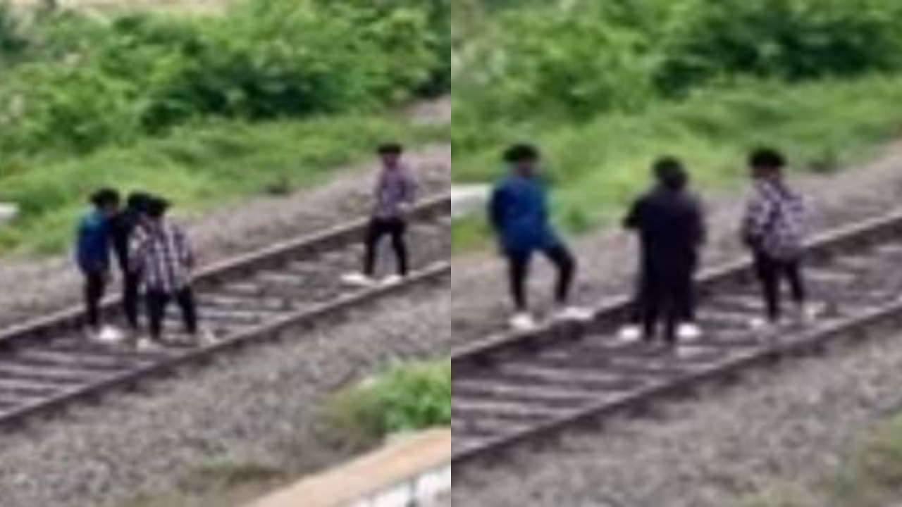 “சீரழியும் இளைய தலைமுறை…” ரீல்ஸ் எடுக்க உயிரை பணயம் வைக்கும் வாலிபர்கள்…. அதிர்ச்சியூட்டும் வீடியோ வைரல்….!!