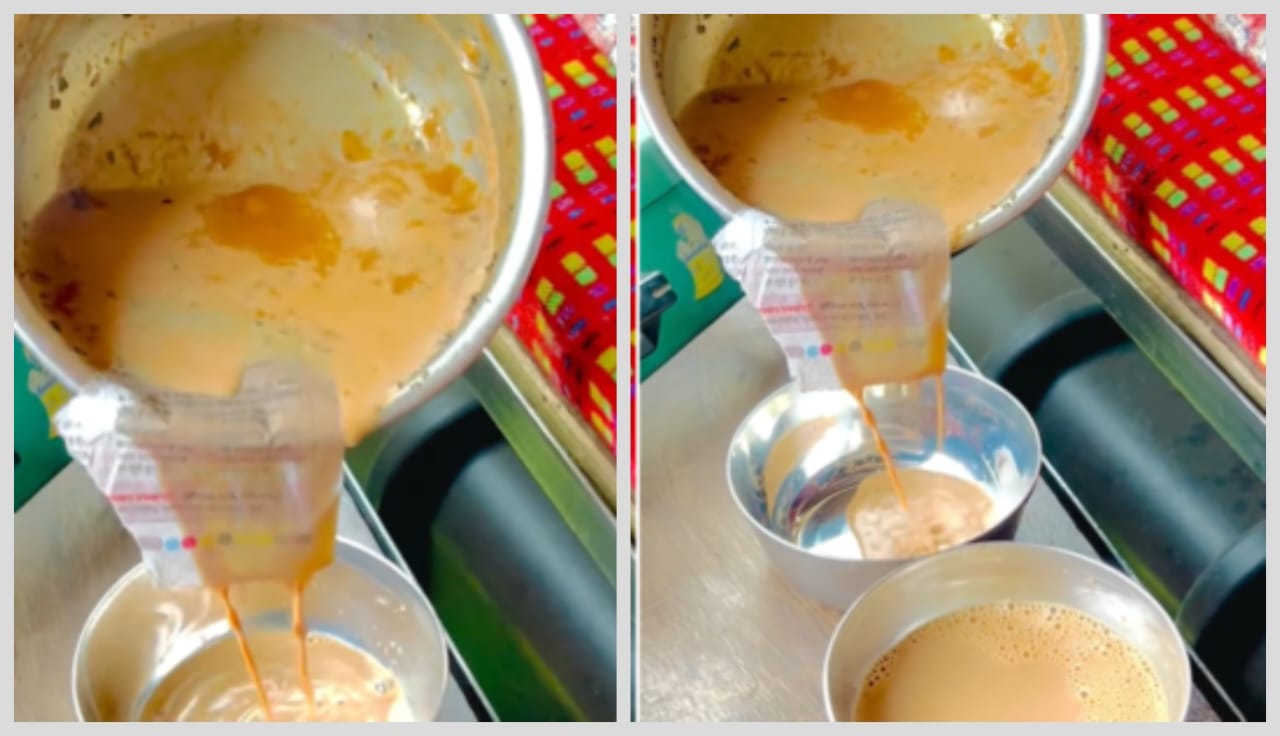 “அவசரத்துக்கு சல்லடையை காணும்”… டீ வடிக்க புது ஐடியா… வெறும் பேப்பரை மட்டுமே பயன்படுத்தி… ஆச்சரியமா இருக்கே.. வைரலாகும் வீடியோ…!!!!