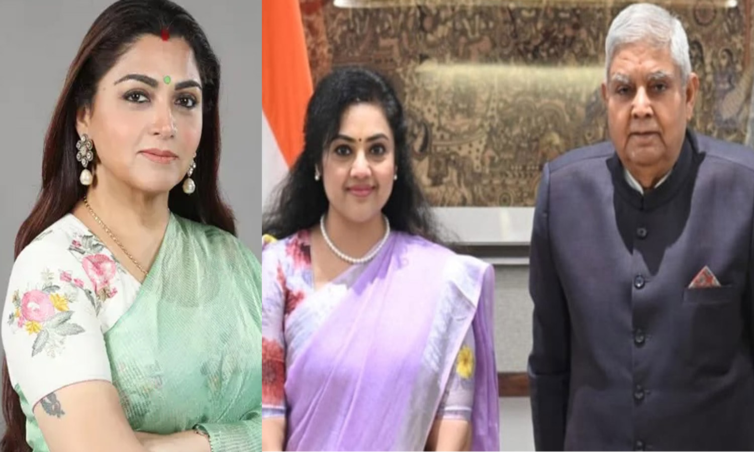 “தமிழக பாஜகவில் அதிரடி மாற்றம்”… 4 புதிய பொதுச் செயலாளர் பதவிகள்…? முக்கிய பொறுப்பில் இணையும் நடிகைகள் குஷ்பூ, மீனா… பரபரப்பில் அரசியல் களம்..!!!