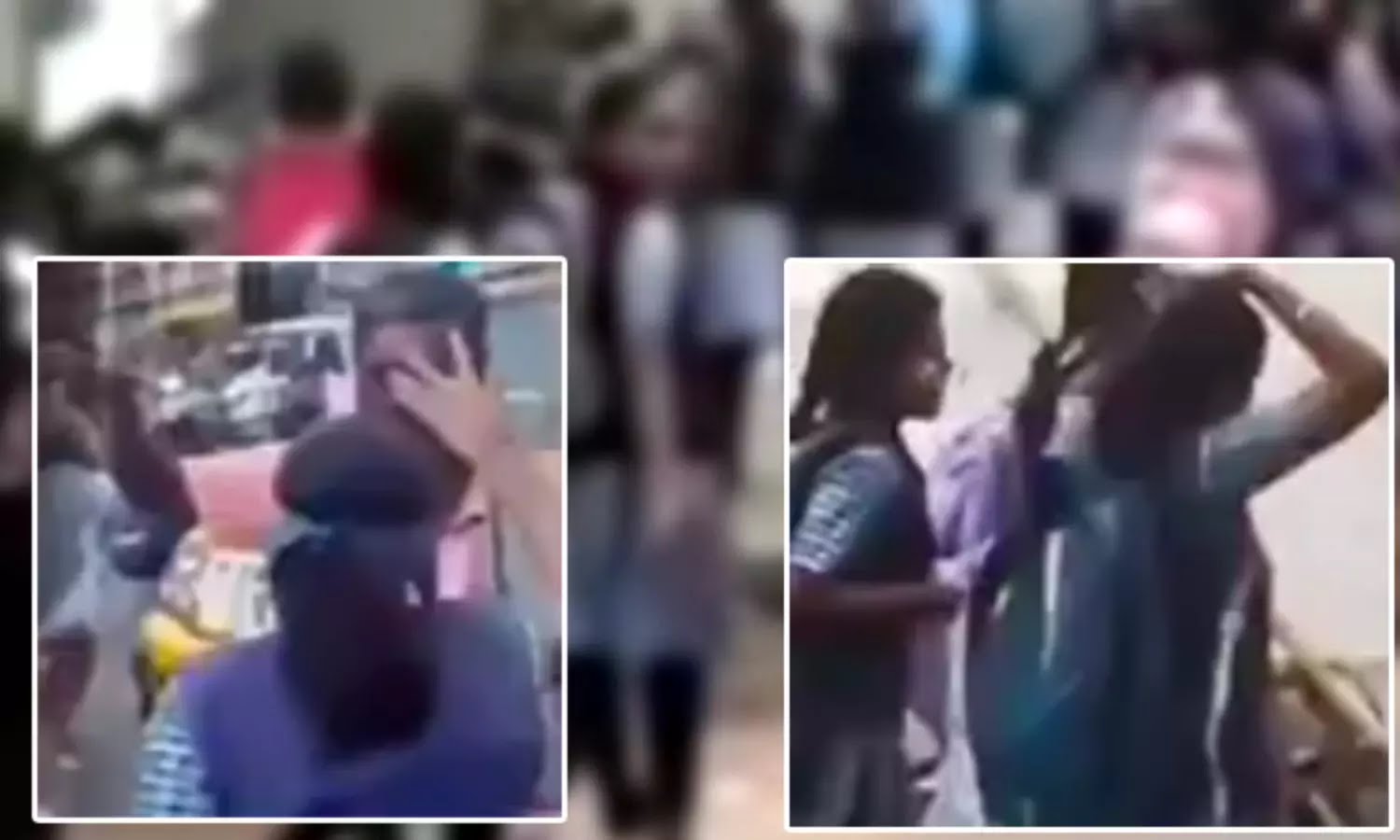 யாரு கெத்துன்னு பார்த்திடலாம்..? ஏரியா விட்டு ஏரியா போய்… நீ பெரிய ஆளா இல்ல நானா..? நடுரோட்டில் கட்டி புரண்டு அடிதடி சண்டை… திருப்பூரை அலறவிட்ட மாணவிகள்… வீடியோ வைரல்..!!!
