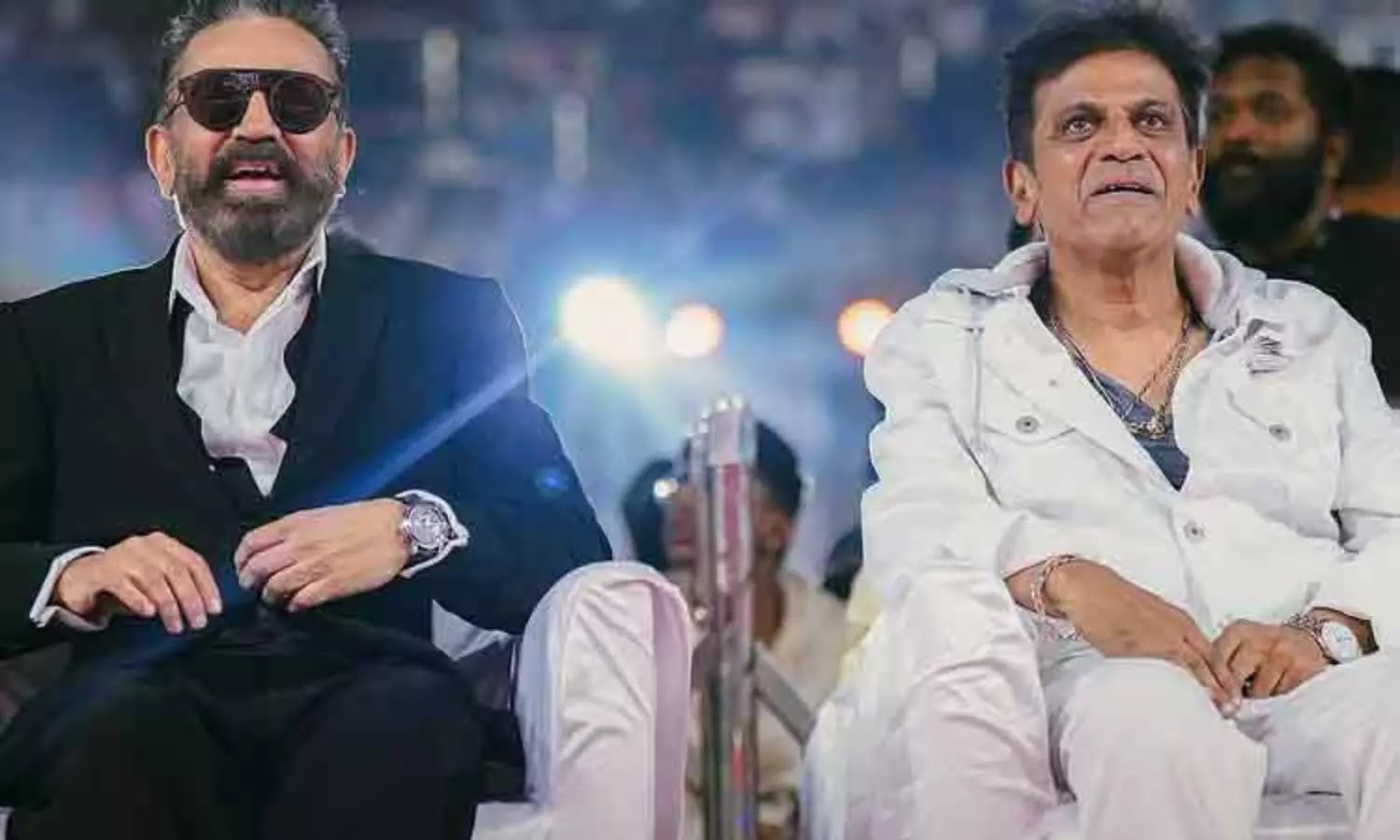 “நடிகர் சிவராஜ்குமார் என்னுடைய மகன்”… நான் அவருக்கு சித்தப்பா… கன்னடத்தில் பிறந்த நாள் வாழ்த்து சொன்ன நடிகர் கமல்ஹாசன்.. வீடியோ வைரல்..!!!