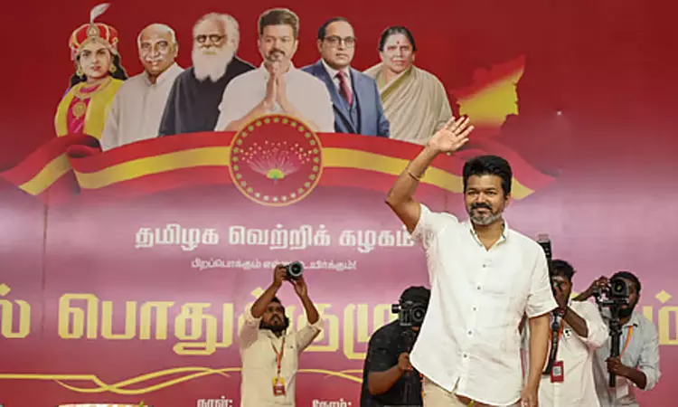 சூடு பிடிக்கும் 2026 அரசியல் களம்…  கெத்து காட்டும் விஜய்… “TVK-வின் உறுப்பினர் சேர்க்கை 1.50 கோடியாக உயர்ந்தது”…!!!!