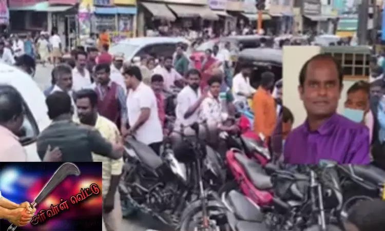கிருஷ்ணகிரியில் பயங்கரம்..! பட்டப்பகலில் நடு ரோட்டில் தெருக்கூத்து கலைஞர் வெட்டி படுகொலை… ஒருவர் கைது… பரபரப்பு சம்பவம்..!!!