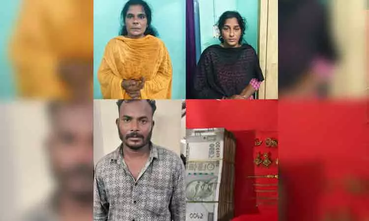 பெண்கள் மட்டும் தான் டார்கெட்… பேருந்தில் பயணம் செய்வது போல் நடித்து… திருடிய கும்பல்… 27 சவரன் நகைகள், ரூ.2 லட்சத்து 40 ஆயிரம் பறிமுதல்…!!!
