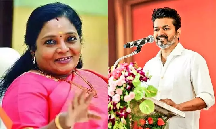 “வாரிசு” அரசியலை எதிர்த்து சுறாவாக நீந்தி “கில்லியாக” வெற்றி கண்ட “தமிழன்” .. ஜனநாயகன் விஜய்க்கு  வாழ்த்துக்கள்… பாஜக தமிழிசை அதிரடி பதிவு..!!!!