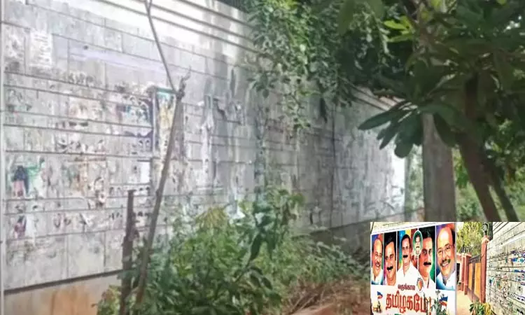 ராமதாஸ்- அன்புமணிராமதாஸ் மோதல்… தைலாபுரம் தோட்டத்தில் ஒட்டப்பட்டு இருந்த அன்புமணி போஸ்டர்கள் கிழிப்பு… பரபரப்பு சூழ்நிலை…!!!