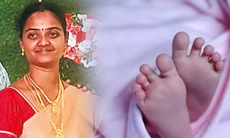 தூங்கும் போது திடீரென மாயமான மனைவி… பதறிப்போய் தேடிய கணவன்.. சமையலறையில் கண்ட காட்சி… தொட்டிலில் தூங்கிய குழந்தையும்… பெரும் அதிர்ச்சி சம்பவம்…!!!!